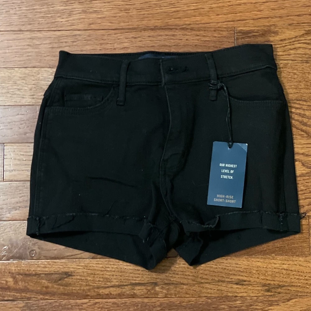 Black High Waisted Shorts